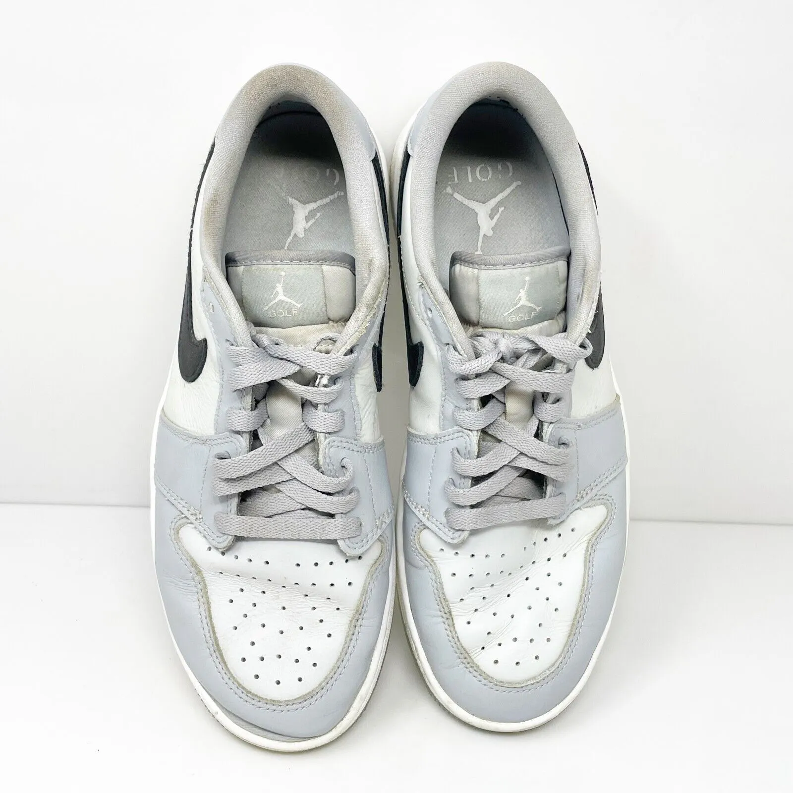 Nike Mens Air Jordan 1 Low DD9315-002 Gray Basketball Shoes Sneakers Size 8.5