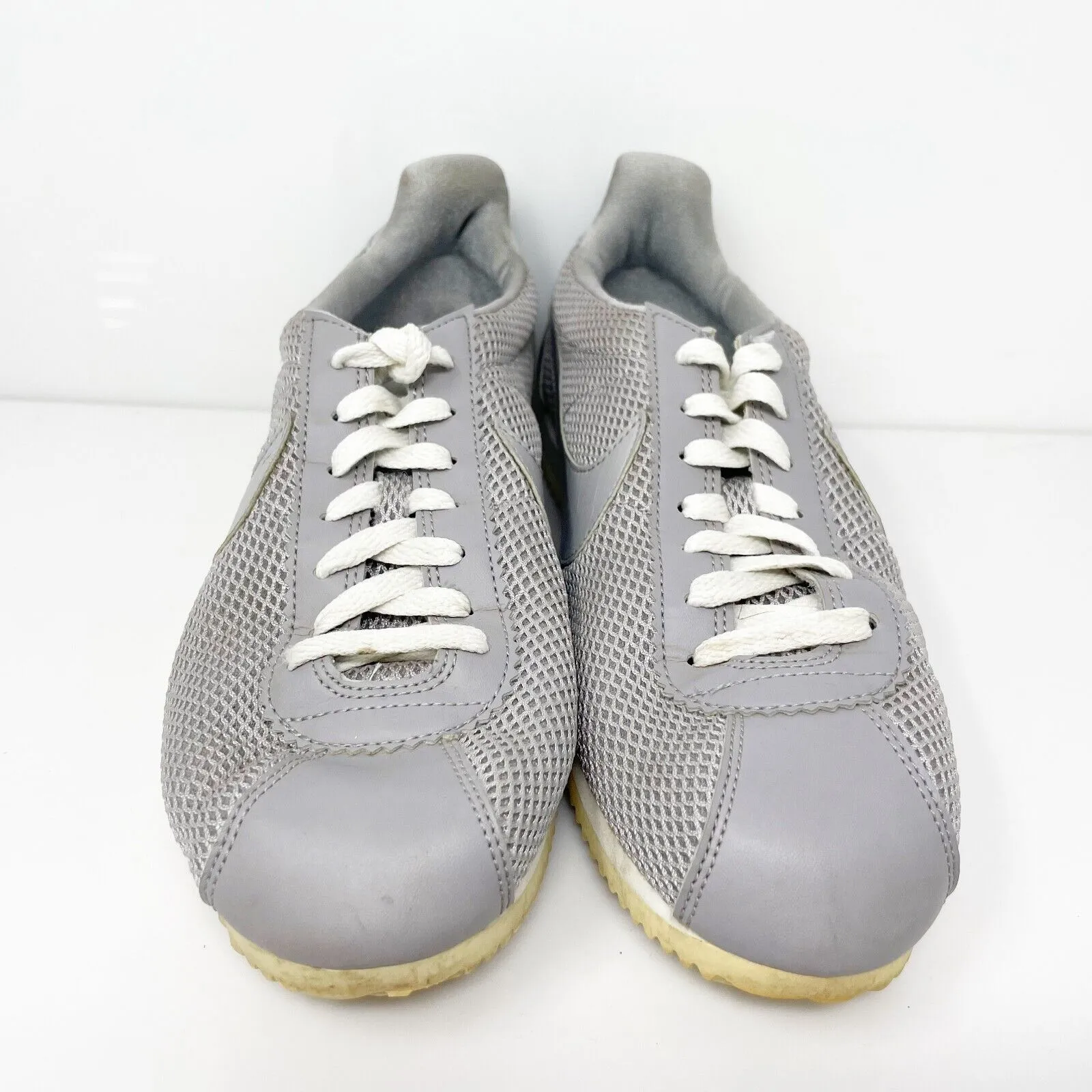 Nike Womens Classic Cortez 905614-005 Gray Casual Shoes Sneakers Size 9