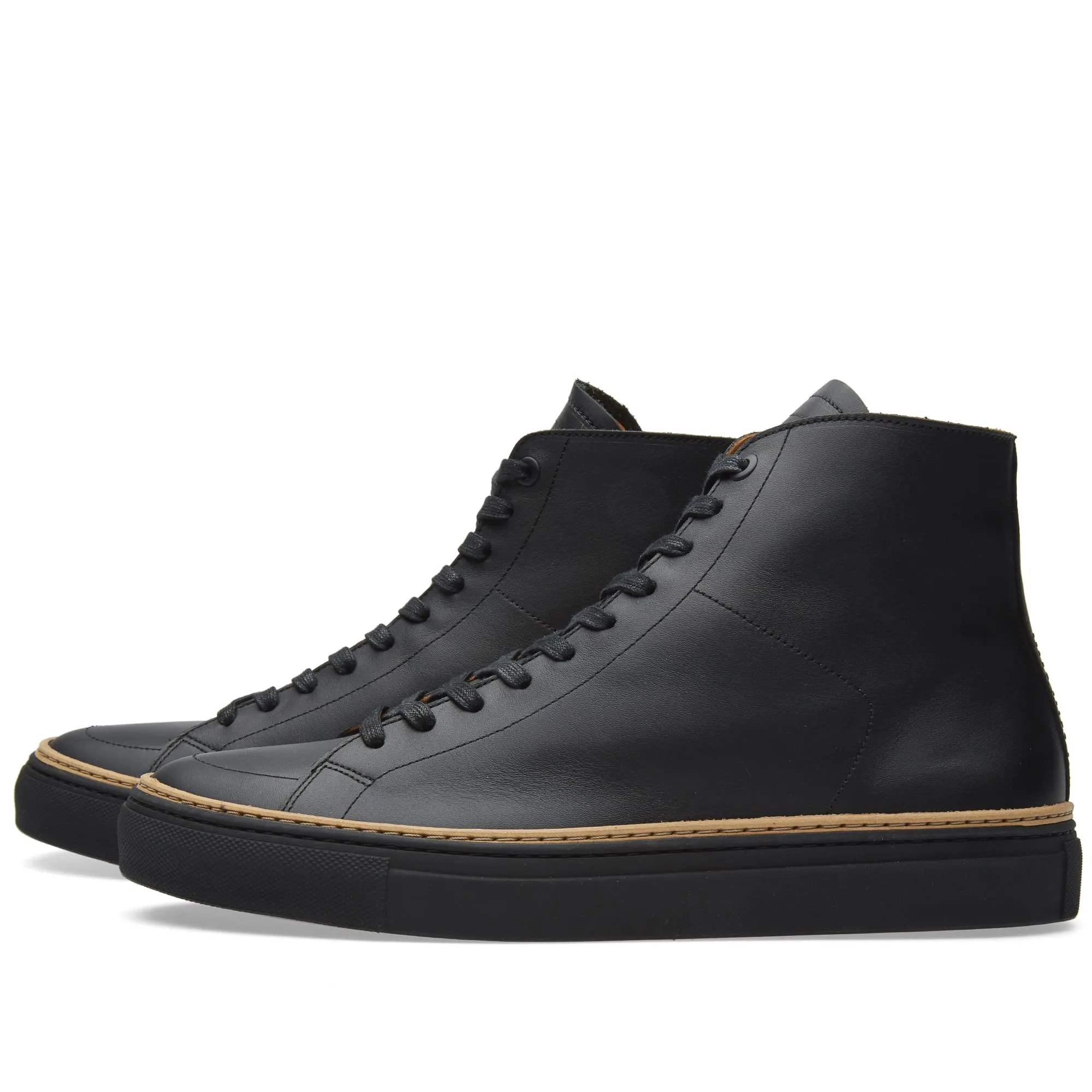 No. 288 Mulberry SneakerBlack Calf