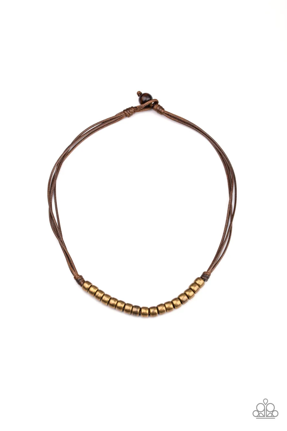 On The TREASURE Hunt Brown-Urban Necklace