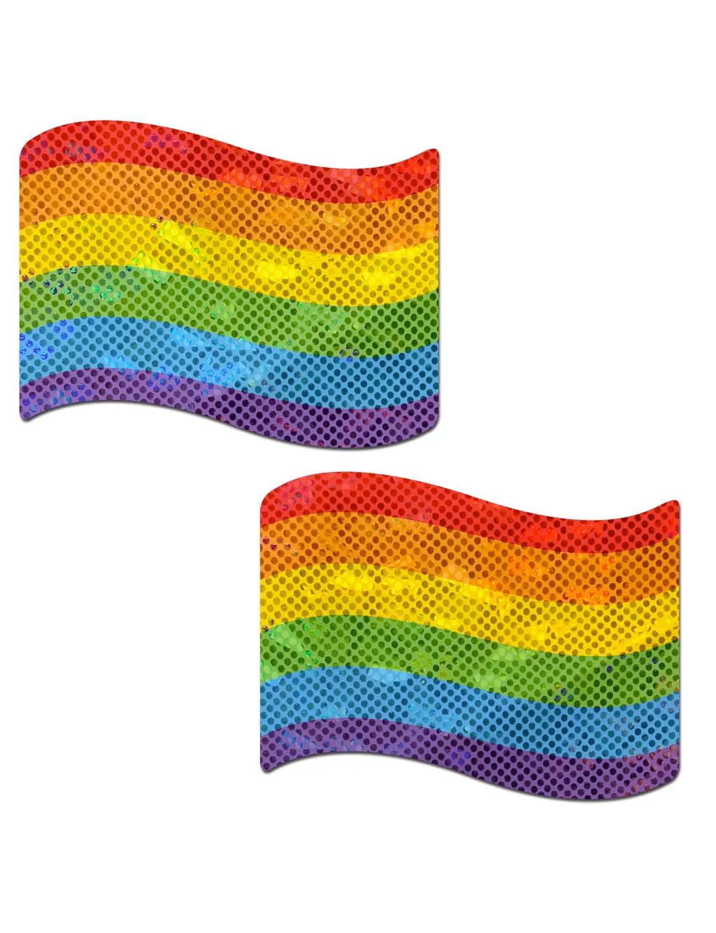 PRIDE FLAG NIPPLE PASTIES - RAINBOW