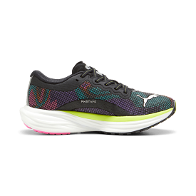 Puma Deviate Nitro 2 Women's  Running Shoes SS24 Puma Black-Lime Pow-Poison Pink