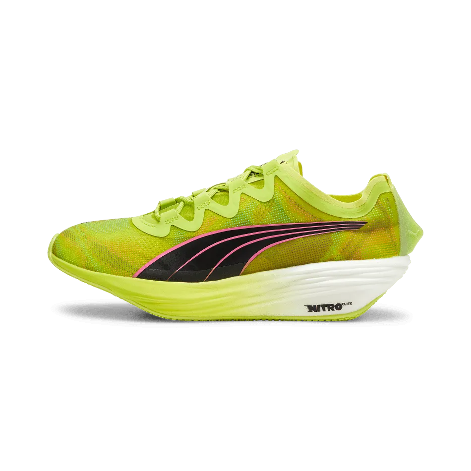 Puma Fast-FWD Nitro Elite Psychedelic Rush Women's  Running Shoes SS24 Lime Pow-Puma Black-Poison Pink