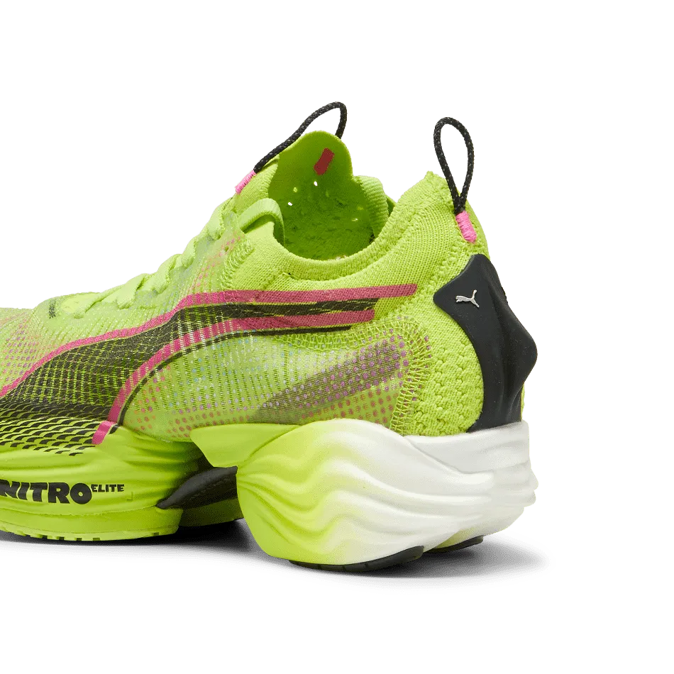 Puma FAST-R Nitro Elite 2 Psychedelic Rush  Women's  Running Shoes SS24 Lime Pow-Puma Black-Poison Pink