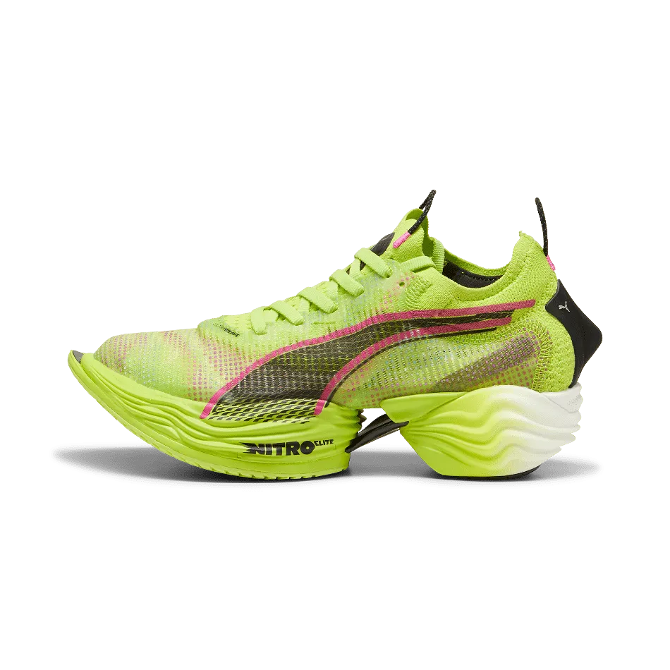 Puma FAST-R Nitro Elite 2 Psychedelic Rush  Women's  Running Shoes SS24 Lime Pow-Puma Black-Poison Pink