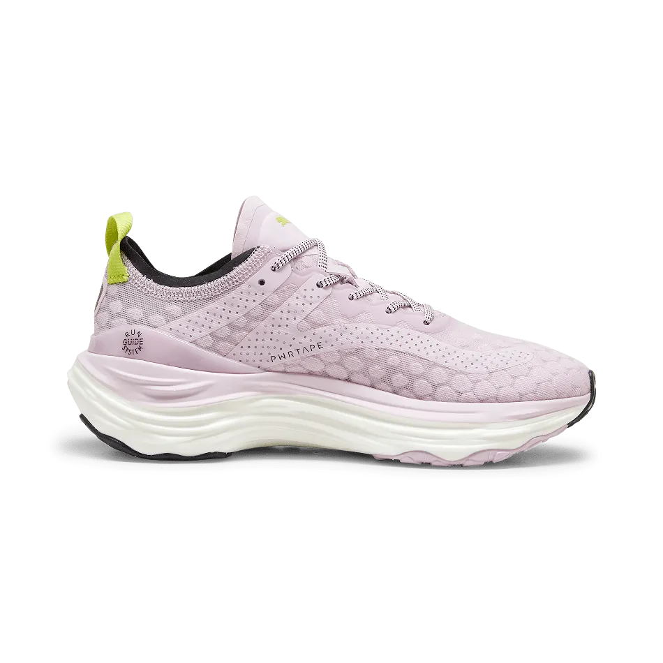 Puma ForeverRun Nitro Women's  Running Shoes SS24 Grape Mist-Puma Black-Lime Pow