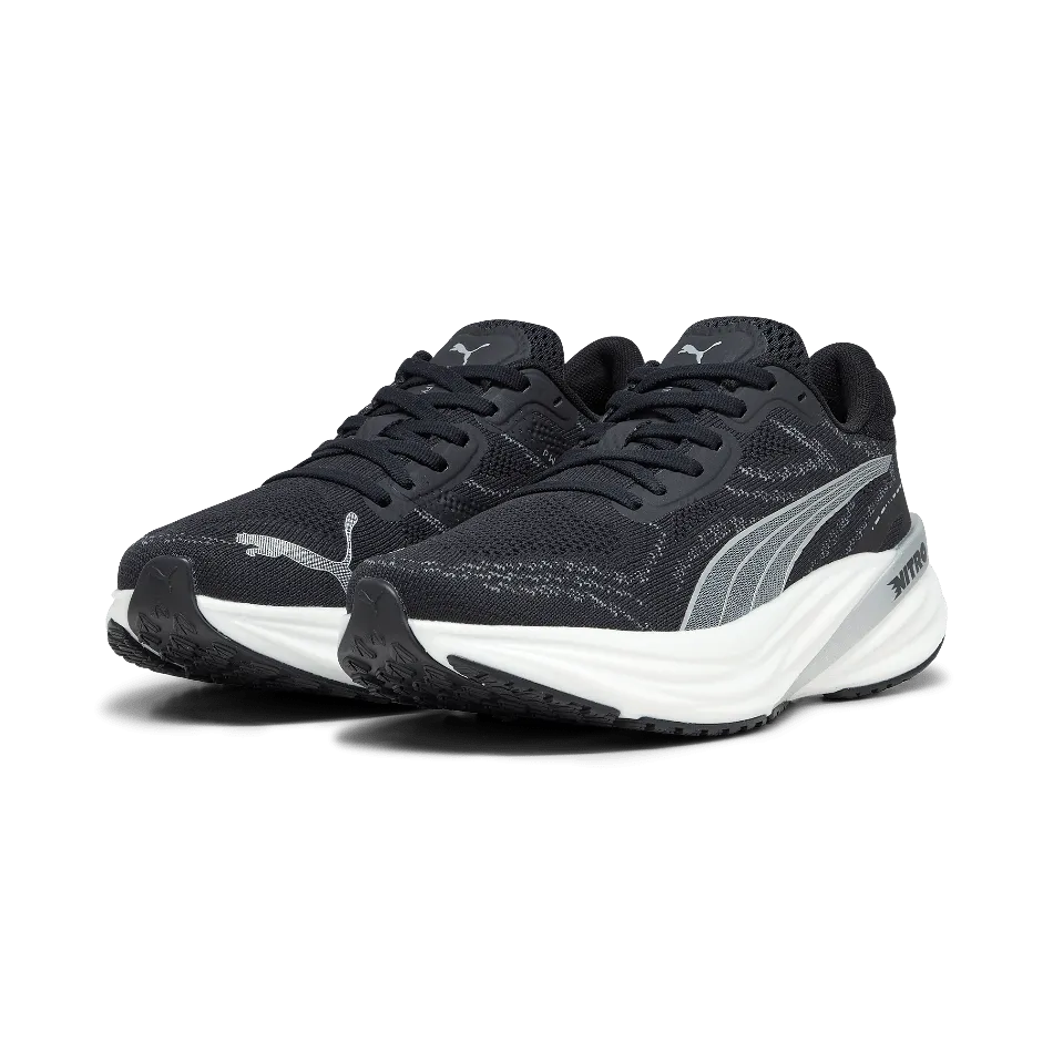 Puma Magnify Nitro 2 Women's  Running Shoes SS24 Puma Black-Puma White-Puma Silver