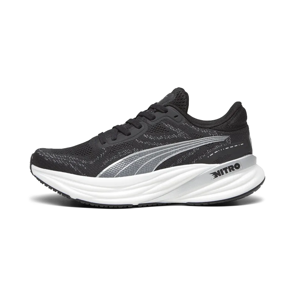 Puma Magnify Nitro 2 Women's  Running Shoes SS24 Puma Black-Puma White-Puma Silver