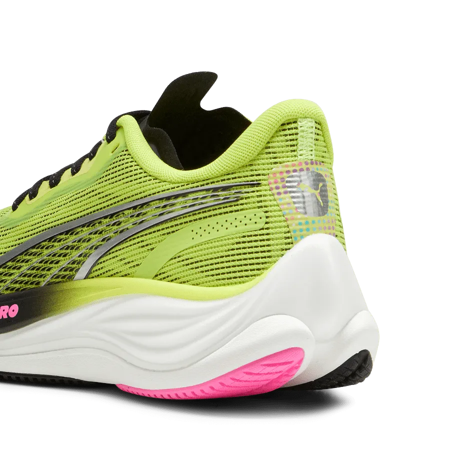 Puma Velocity Nitro 3 Women's  Running Shoes SS24 Lime Pow-PUMA Black-Poison Pink