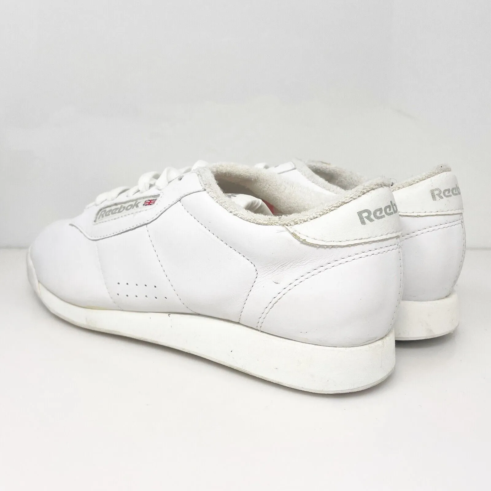 Reebok Womens Classic Princess 2-30500 White Casual Shoes Sneakers Size 8