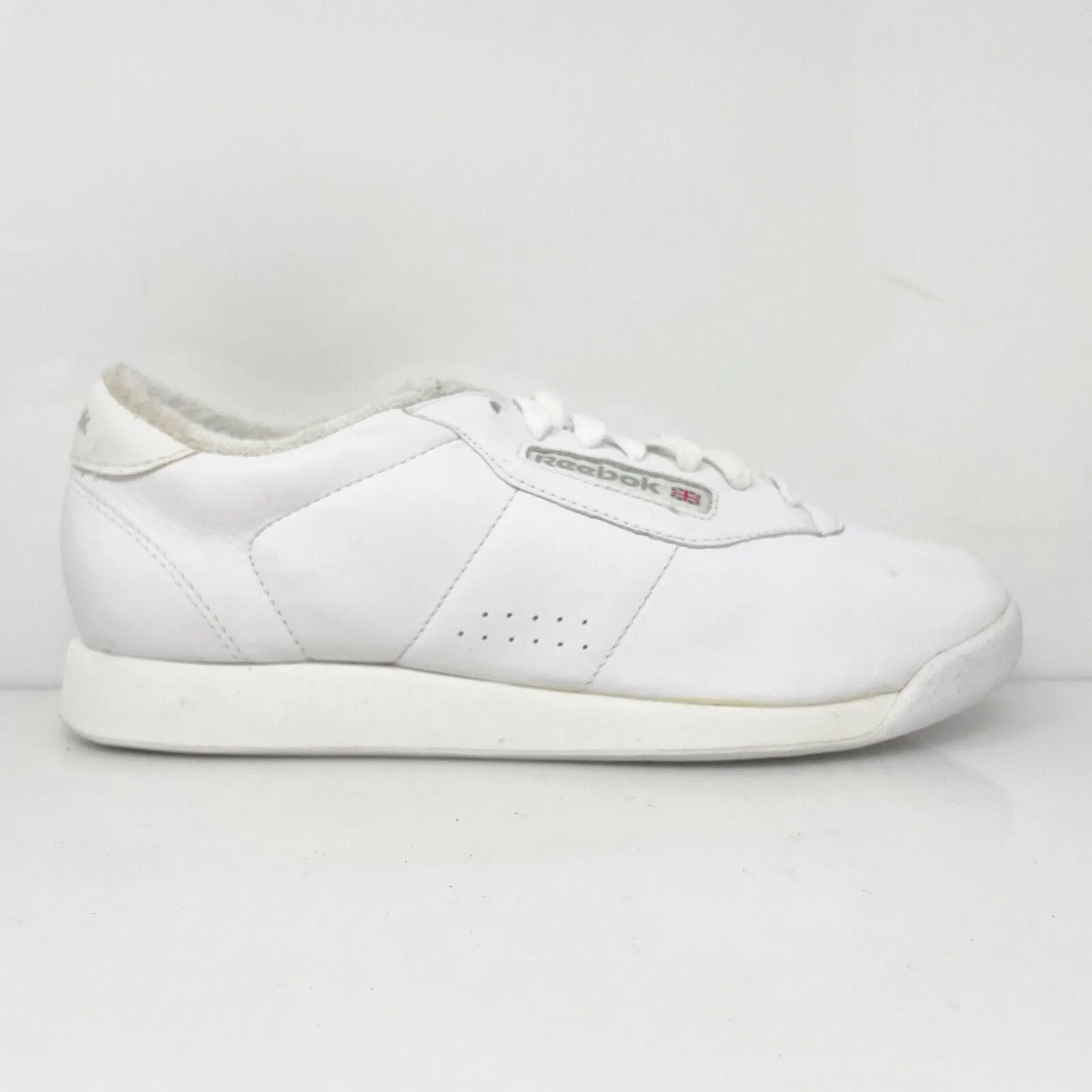 Reebok Womens Classic Princess 2-30500 White Casual Shoes Sneakers Size 8