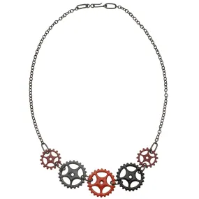 Retired - Spokes and Gears Necklace