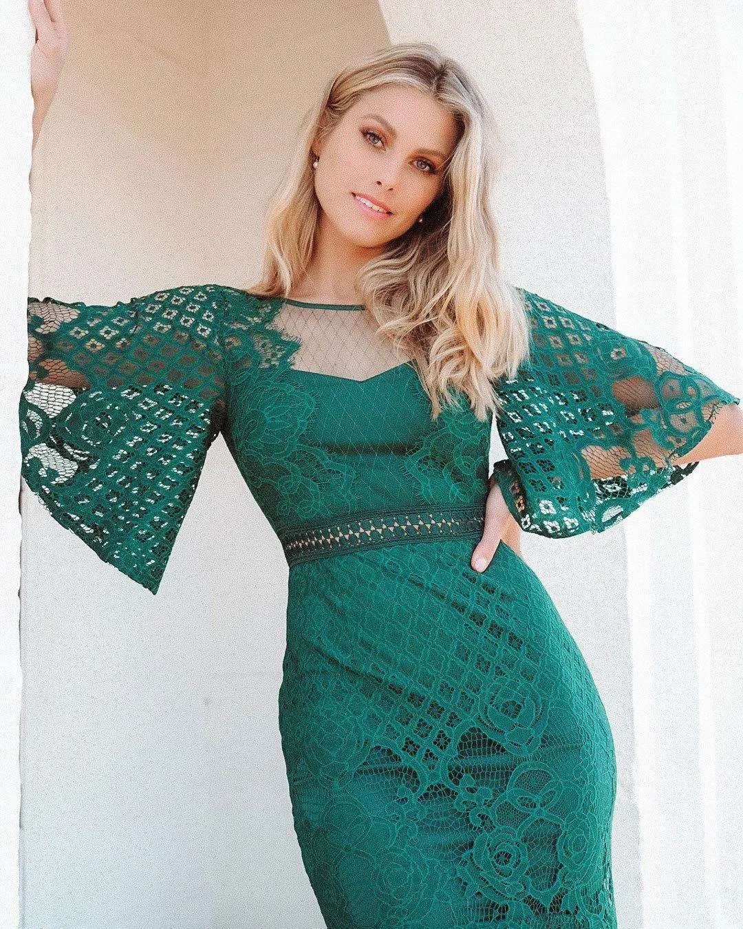 Reyna Dress - Green