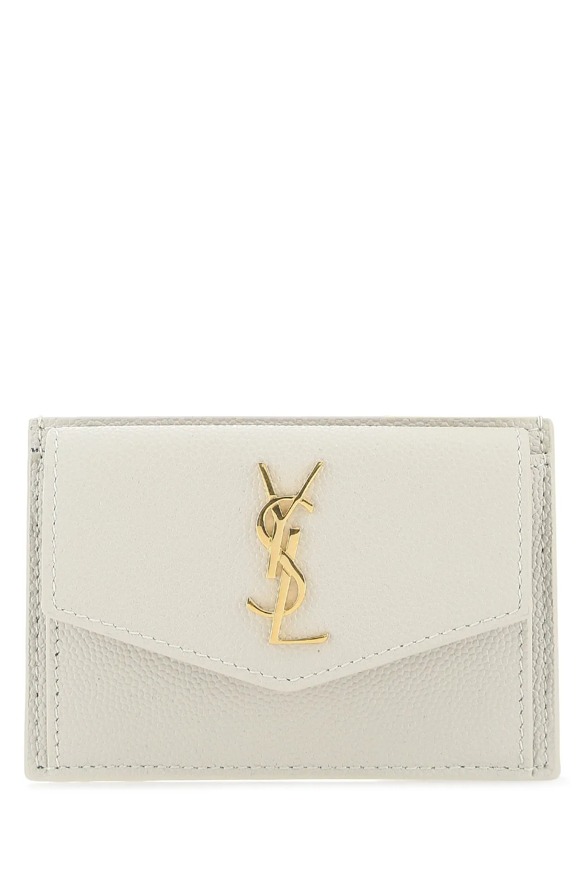 Saint Laurent Uptown Logo Plaque Card Case