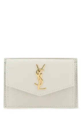 Saint Laurent Uptown Logo Plaque Card Case