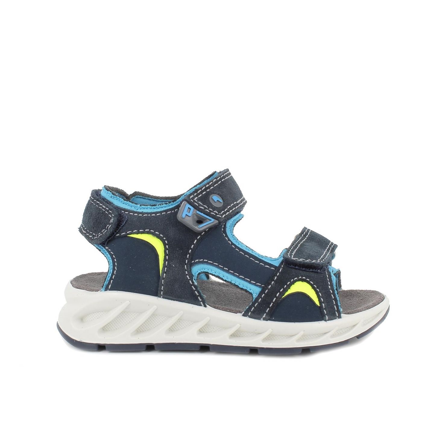 SANDALO PRIMIGI BAMBINO NAVY-CELESTE 3898100 tg:36>39