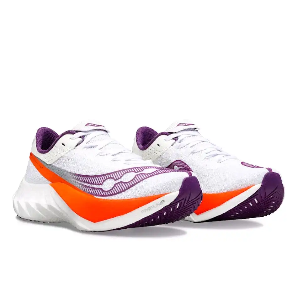 Saucony Endorphin Pro 4 Women's Running Shoes SS24 White / Violet