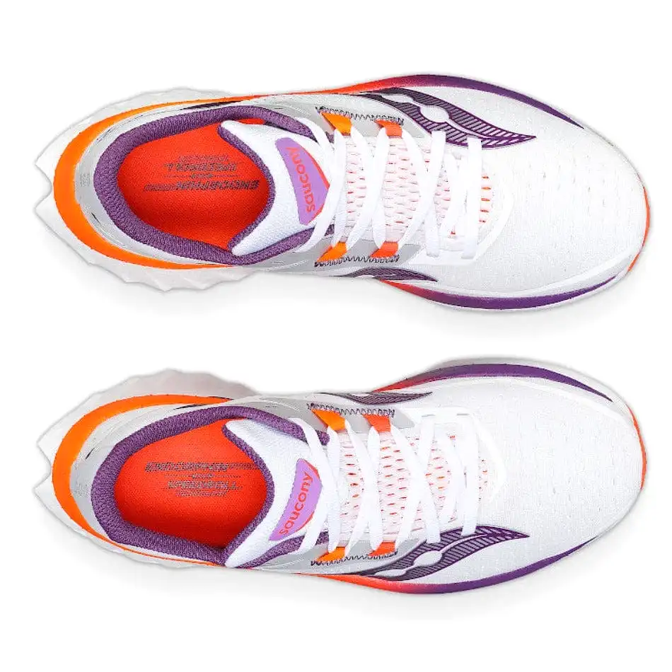 Saucony Endorphin Speed 4 Women's Running Shoes SS24 White / Violet