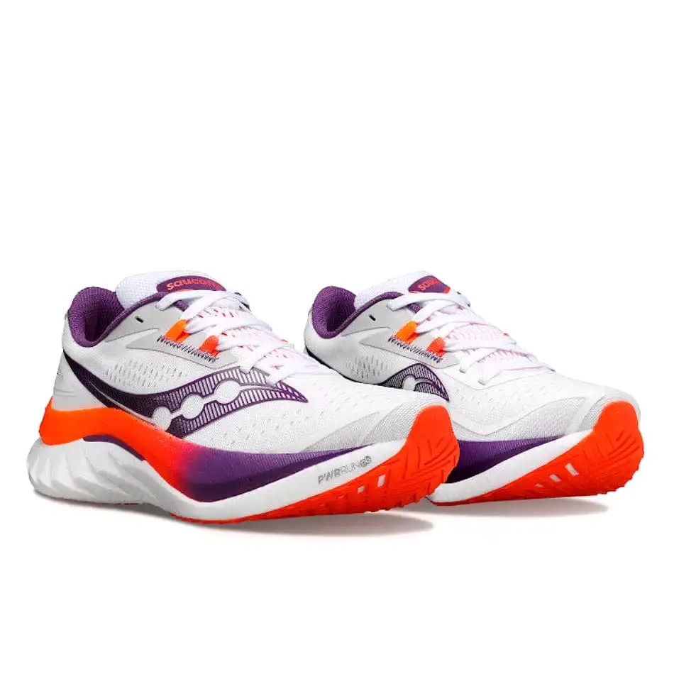 Saucony Endorphin Speed 4 Women's Running Shoes SS24 White / Violet