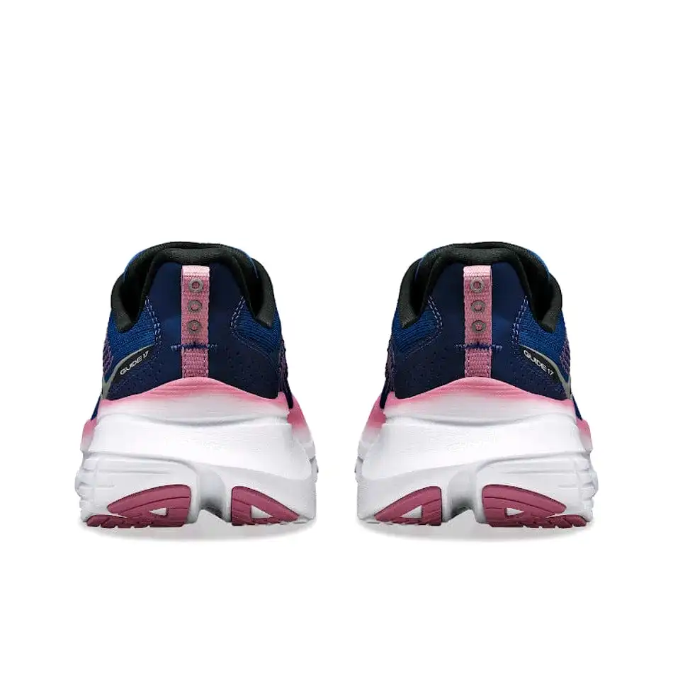 Saucony Guide 17 Women's Running Shoes SS24 Navy / Orchid