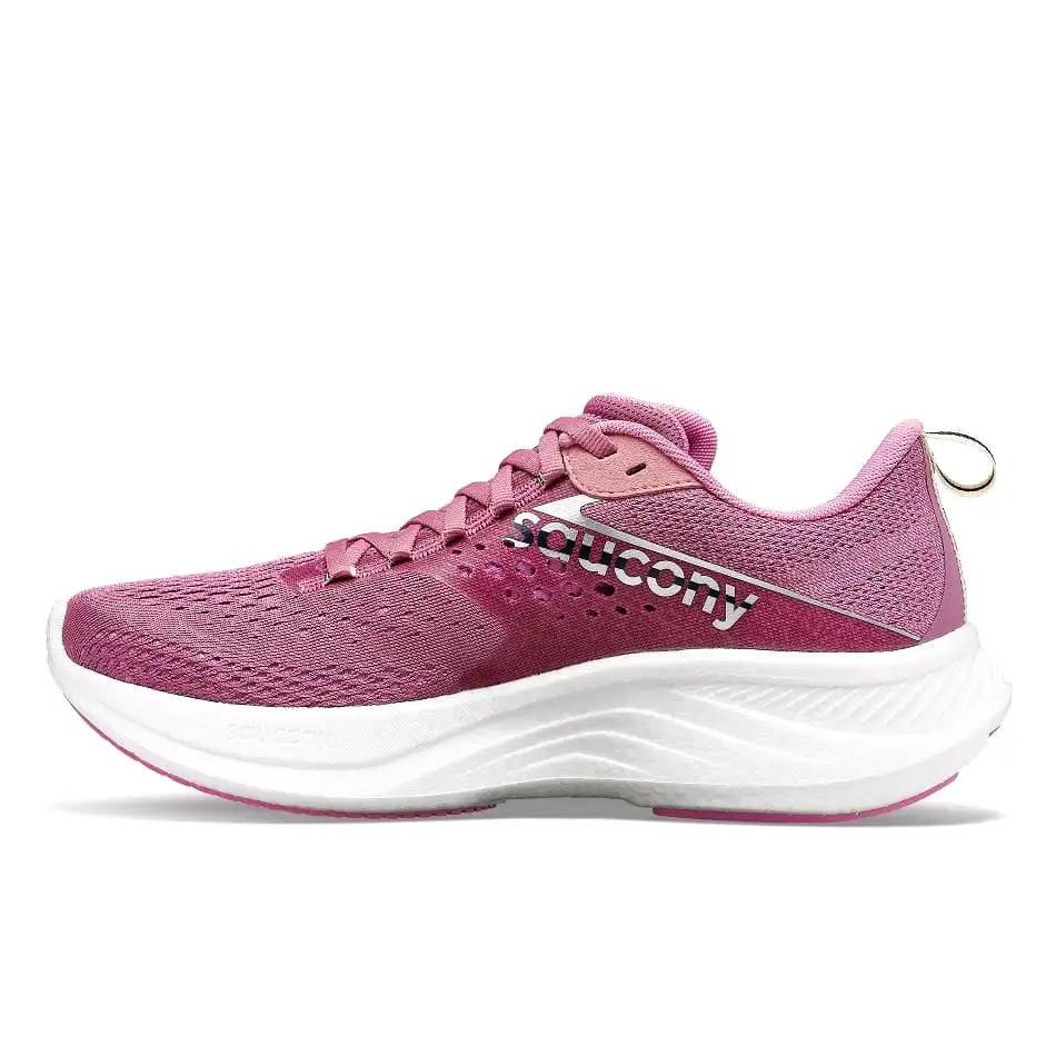 Saucony Ride 17 Women's Running Shoes SS24 Orchid / Silver