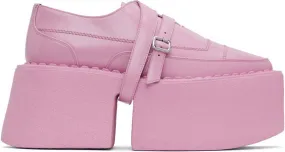 SHANG XIA SSENSE Exclusive Pink Superstack Oxfords