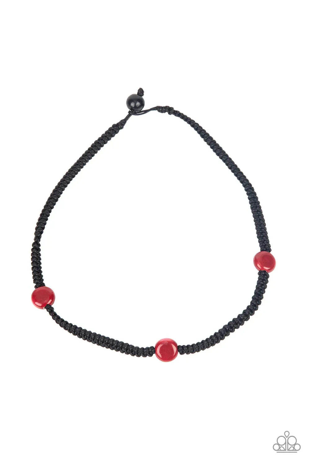 SoCal Style Red ~ Paparazzi Necklace