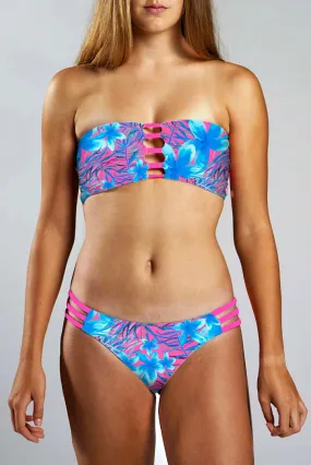 Strappy Bandeau Top - FRANGI PINK