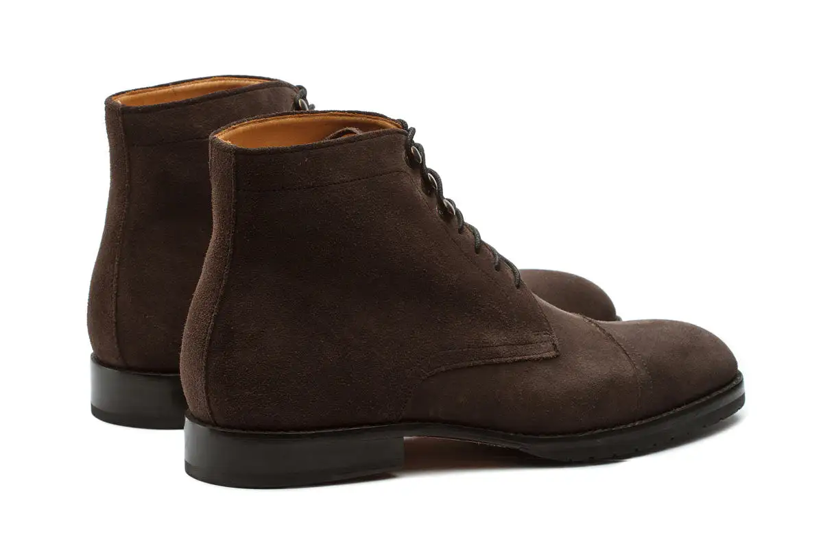 Suede Boots –Dark Grey