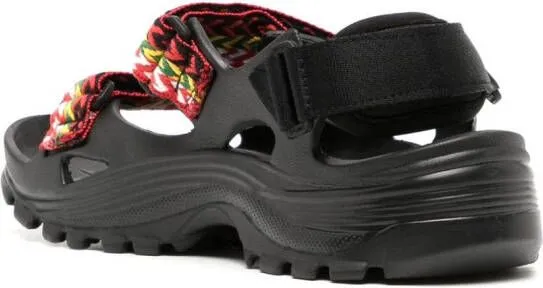 Suicoke braided-band touch-strap sandals Black