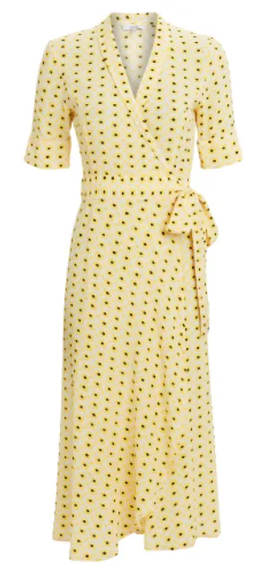 Sunflower Wrap Dress