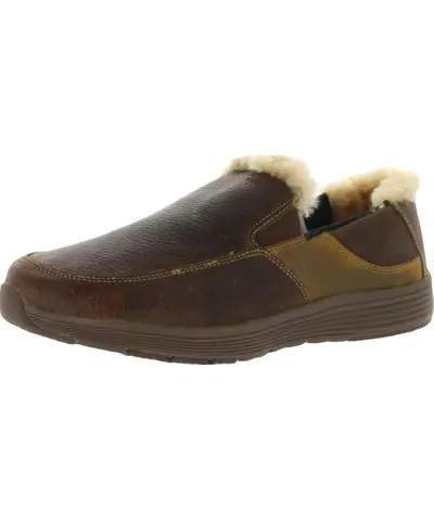 Superlamb Bulgan Mens Faux Fur Inserts Slip On Loafer Slippers