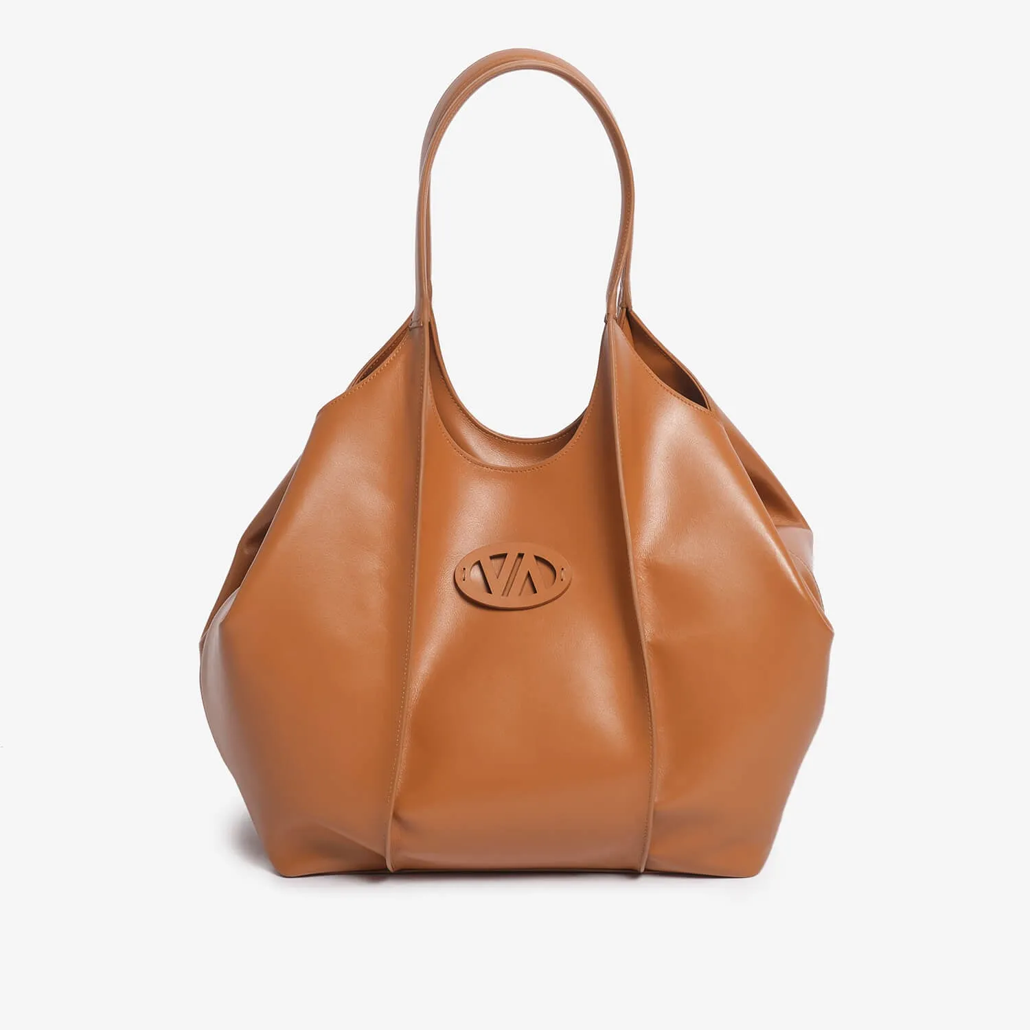 Tan calf leather bag