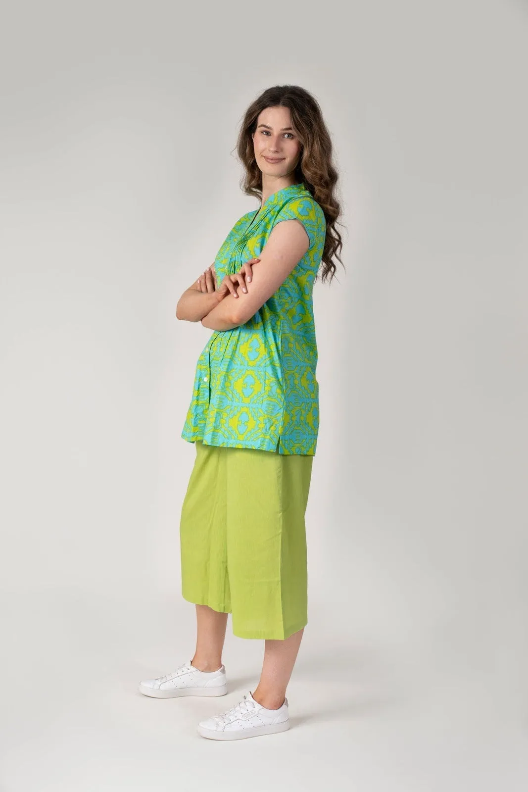 Tinsley Top - Lime