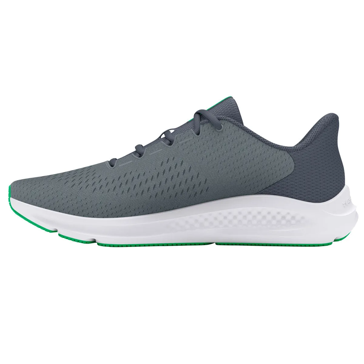 Under Armour Charged Pursuit 3 BL Running Shoes - Mens - Gravel/Downpour Grey/Vapor Green