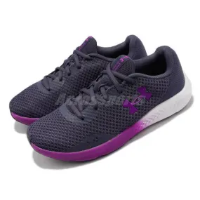 Under armour charged pursuit 3 ua purple white women running shoes 3024889-500