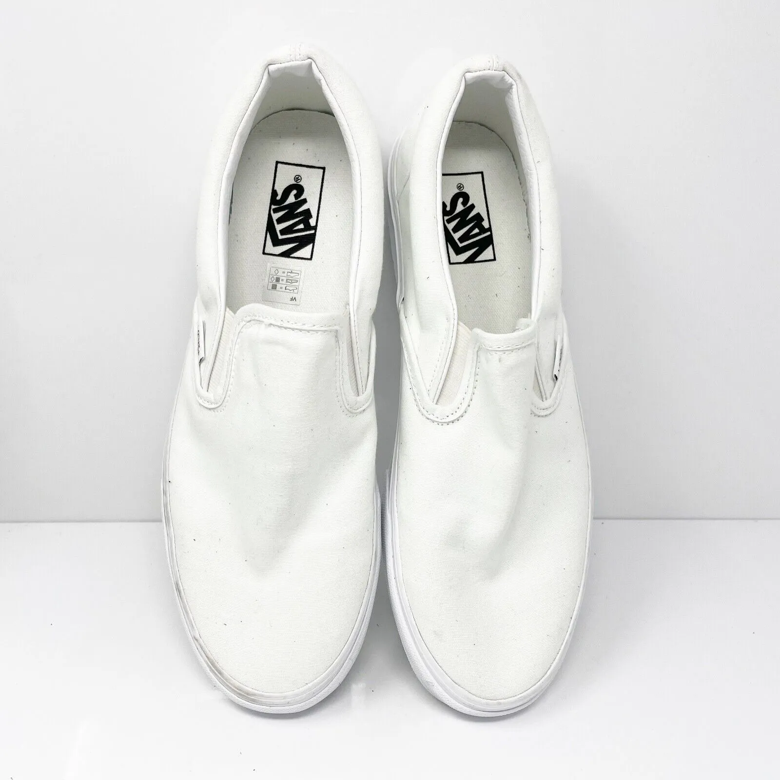 Vans Unisex Classic 508731 White Casual Shoes Sneakers Size M 10.5 W 12