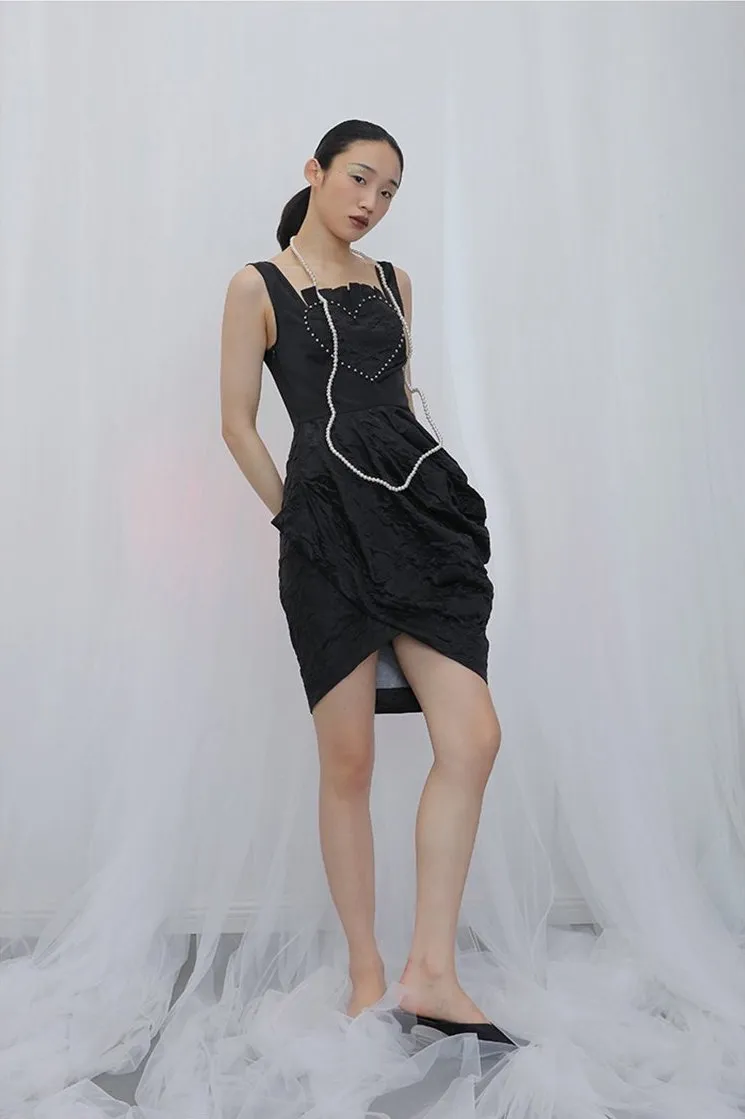 Yoshiyuki Irregular Sleeveless Dress