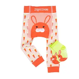 Zoocchini Orange Bella the Bunny Crawler Set